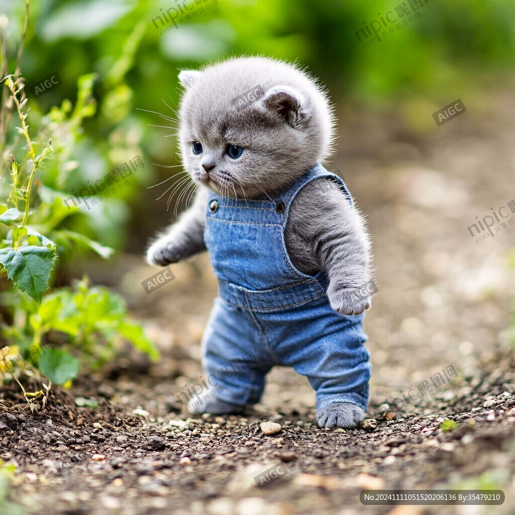 宠物猫服装效果图