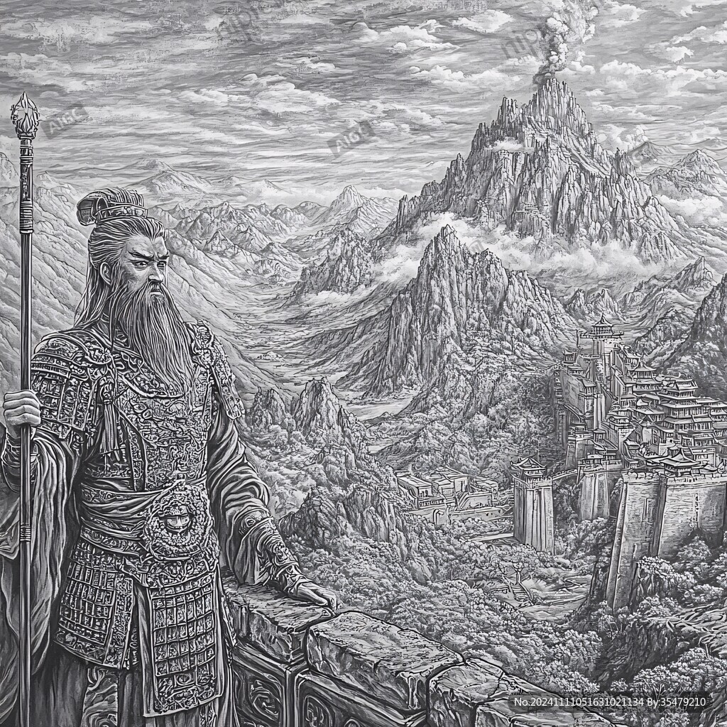 秦始皇手绘