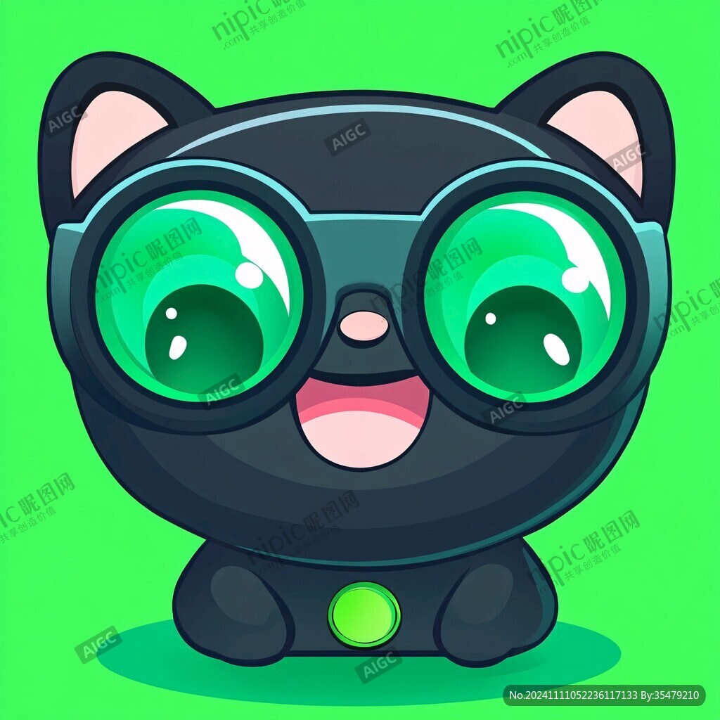 原创卡通智能小猫