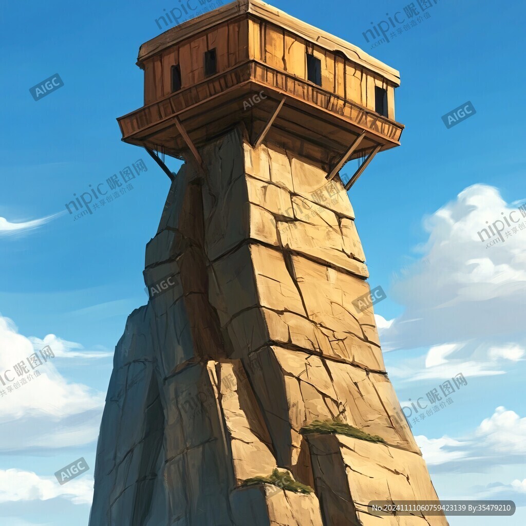 瞭望塔素材