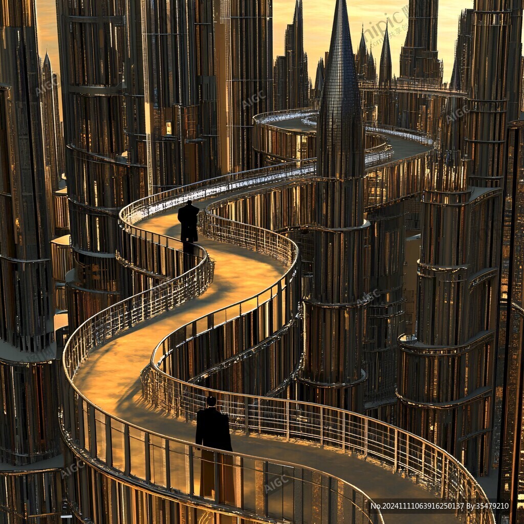 超现实虚空间立体城市