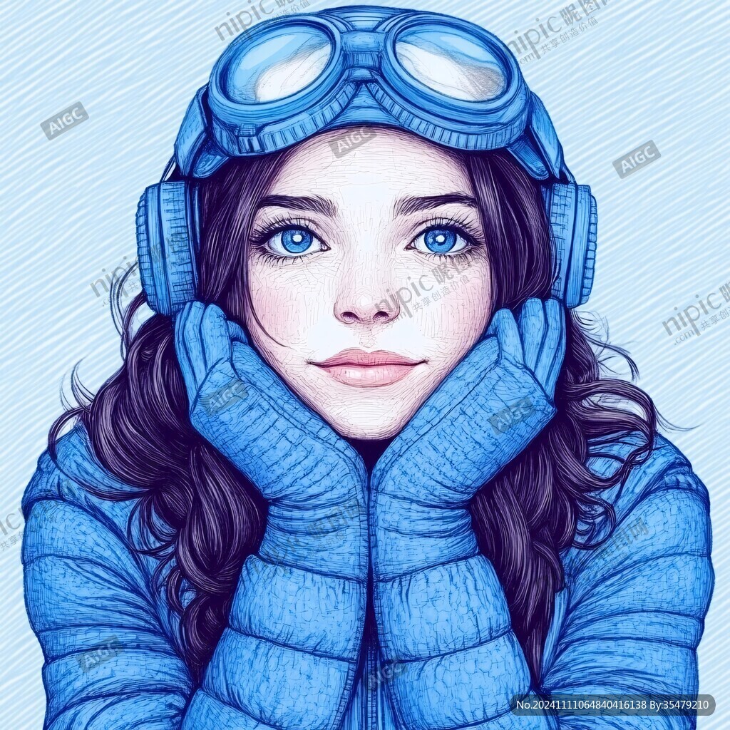 写实人物插画
