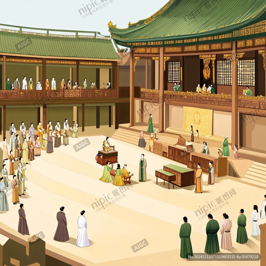 古代科举场景