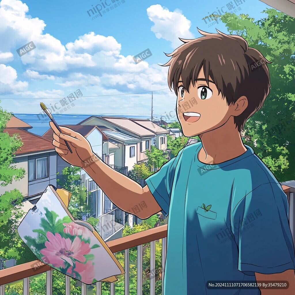 新海诚动漫风装饰画