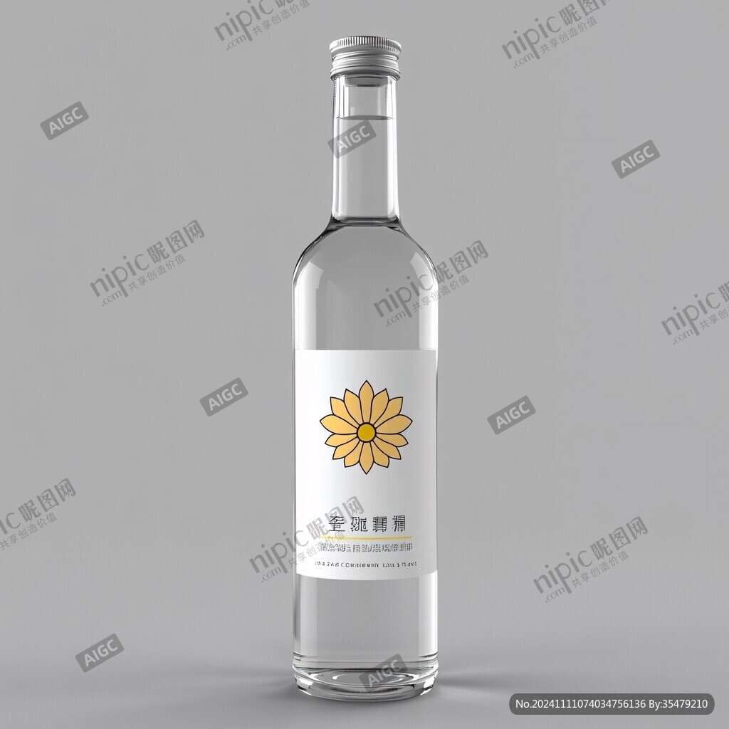 胎菊瓶贴设计