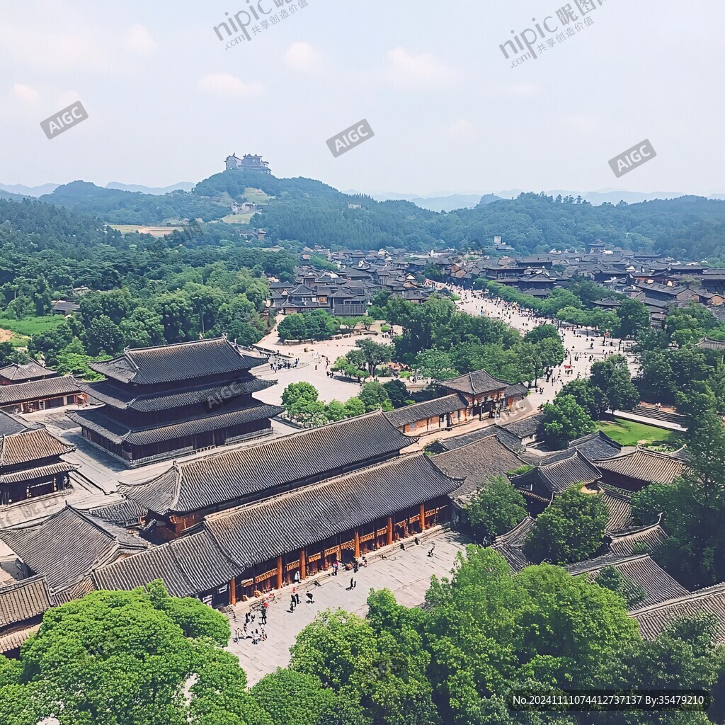 俯瞰影视城