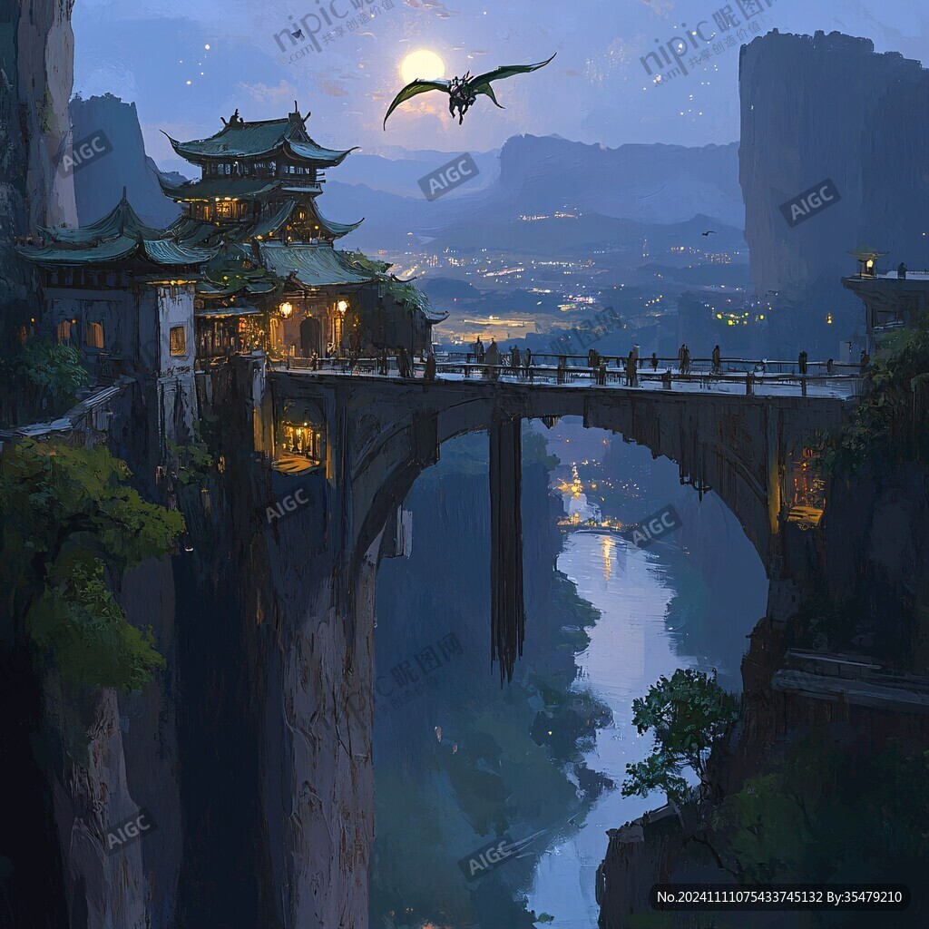 奈何桥插画