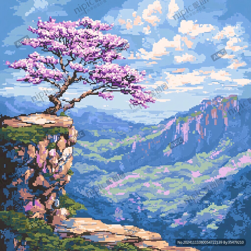 山间花树