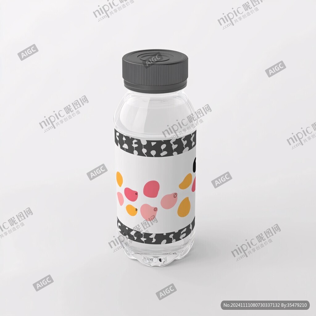 牛奶瓶效果图