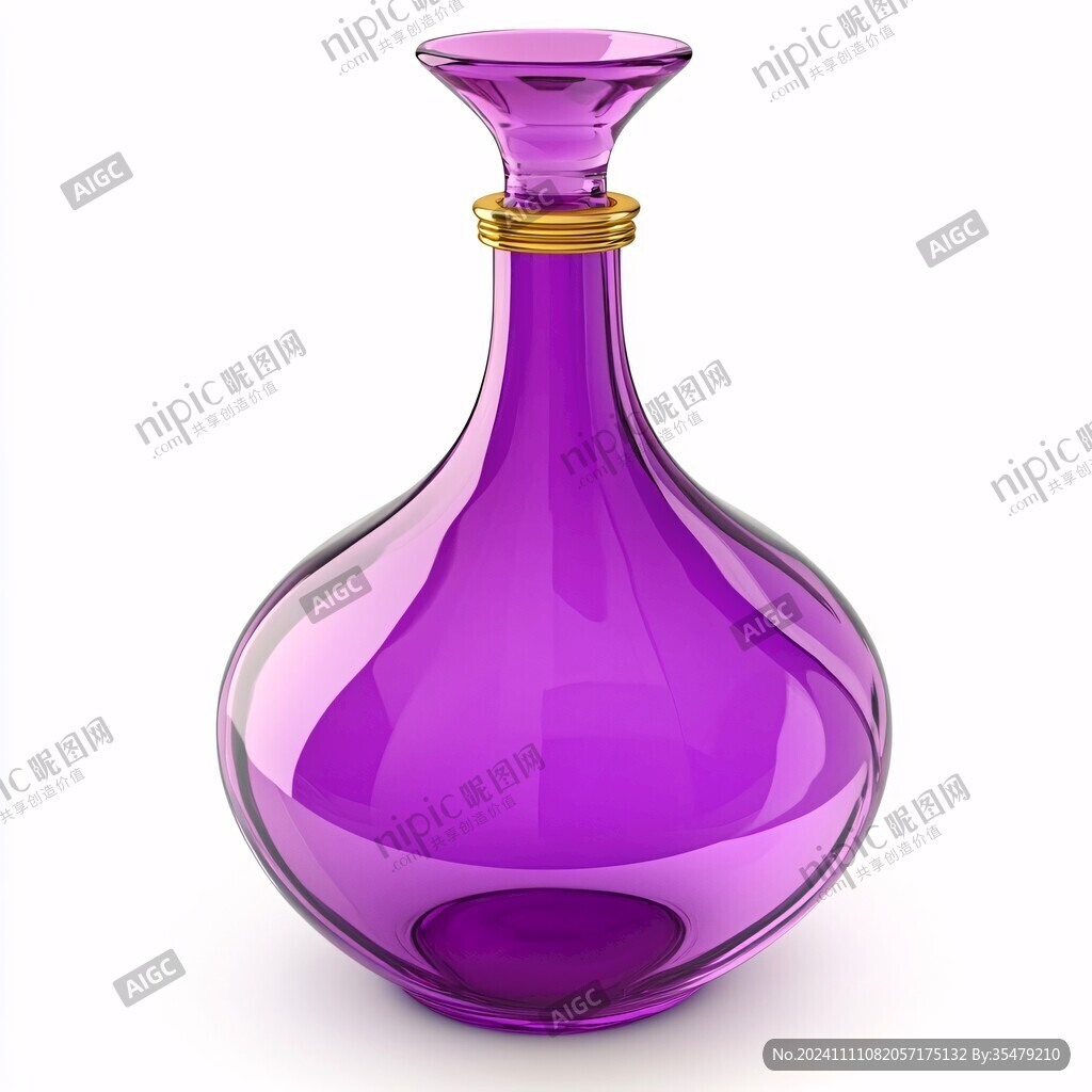紫色玻璃瓶