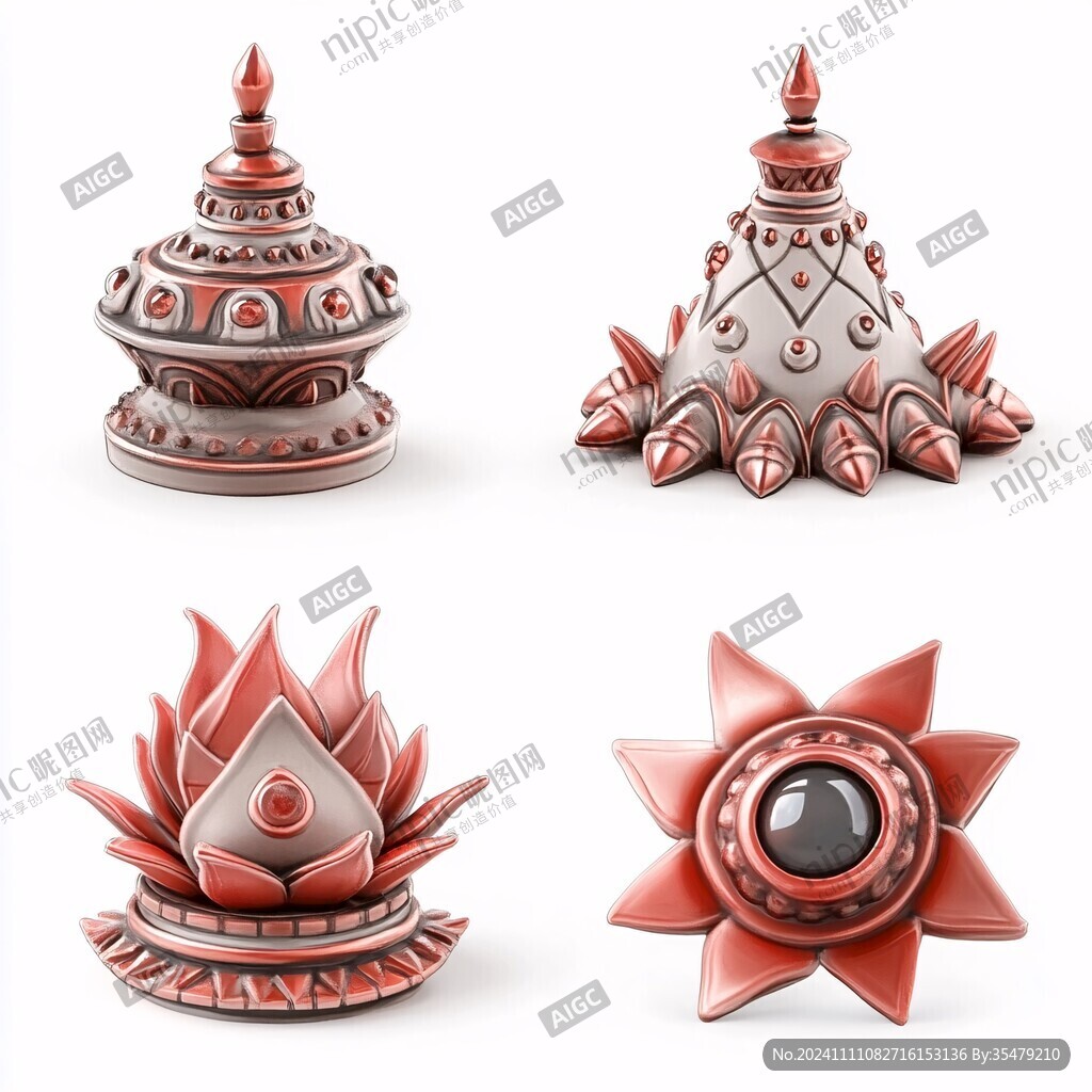 来星塔元素素材