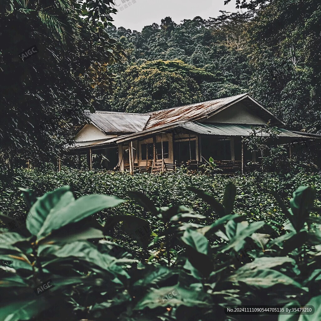 茶叶林中小屋