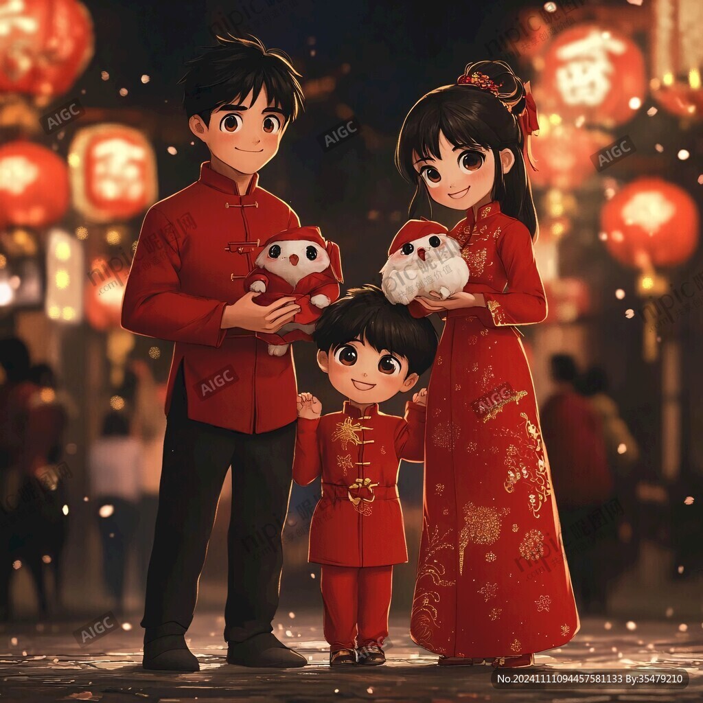 动漫全家福