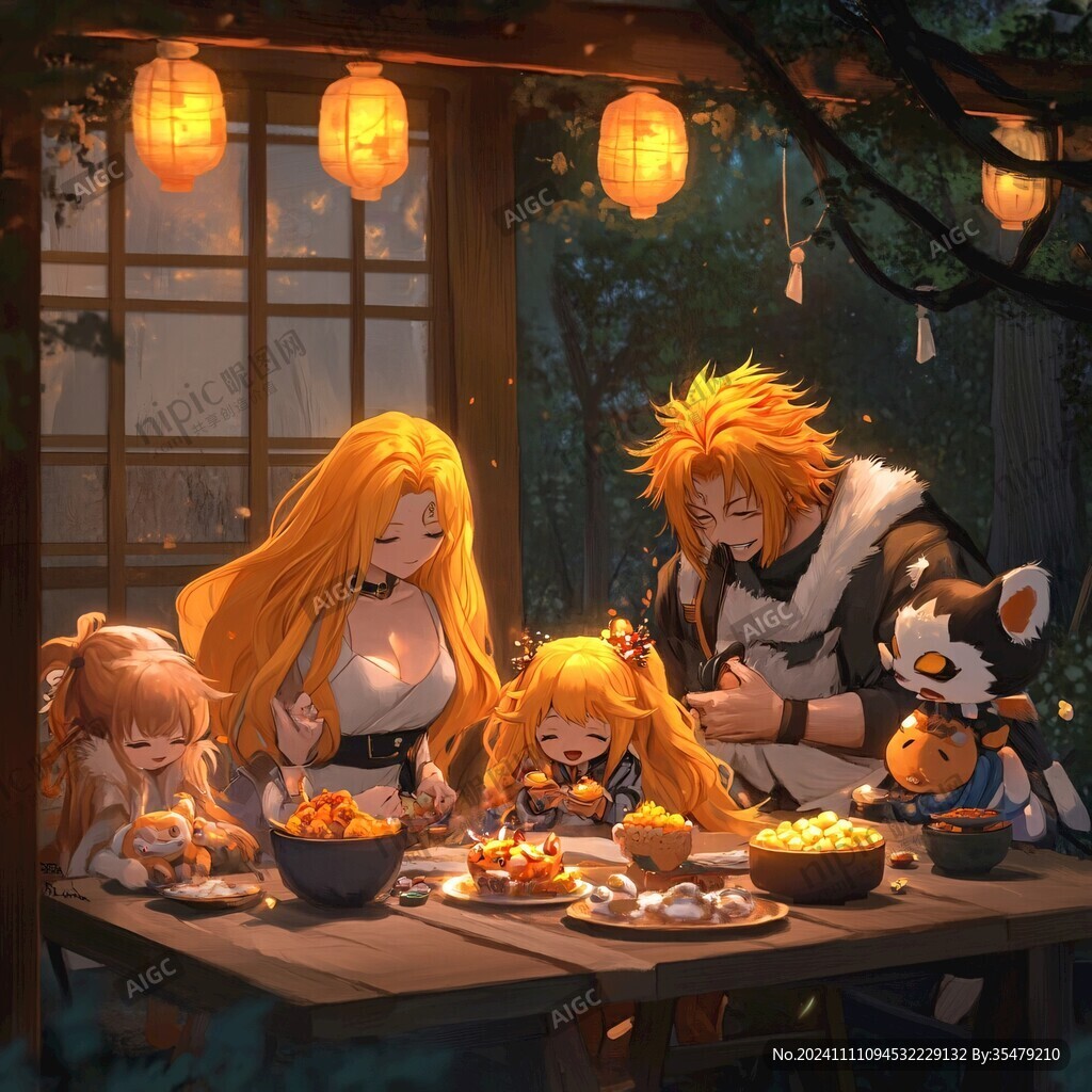 动漫全家福