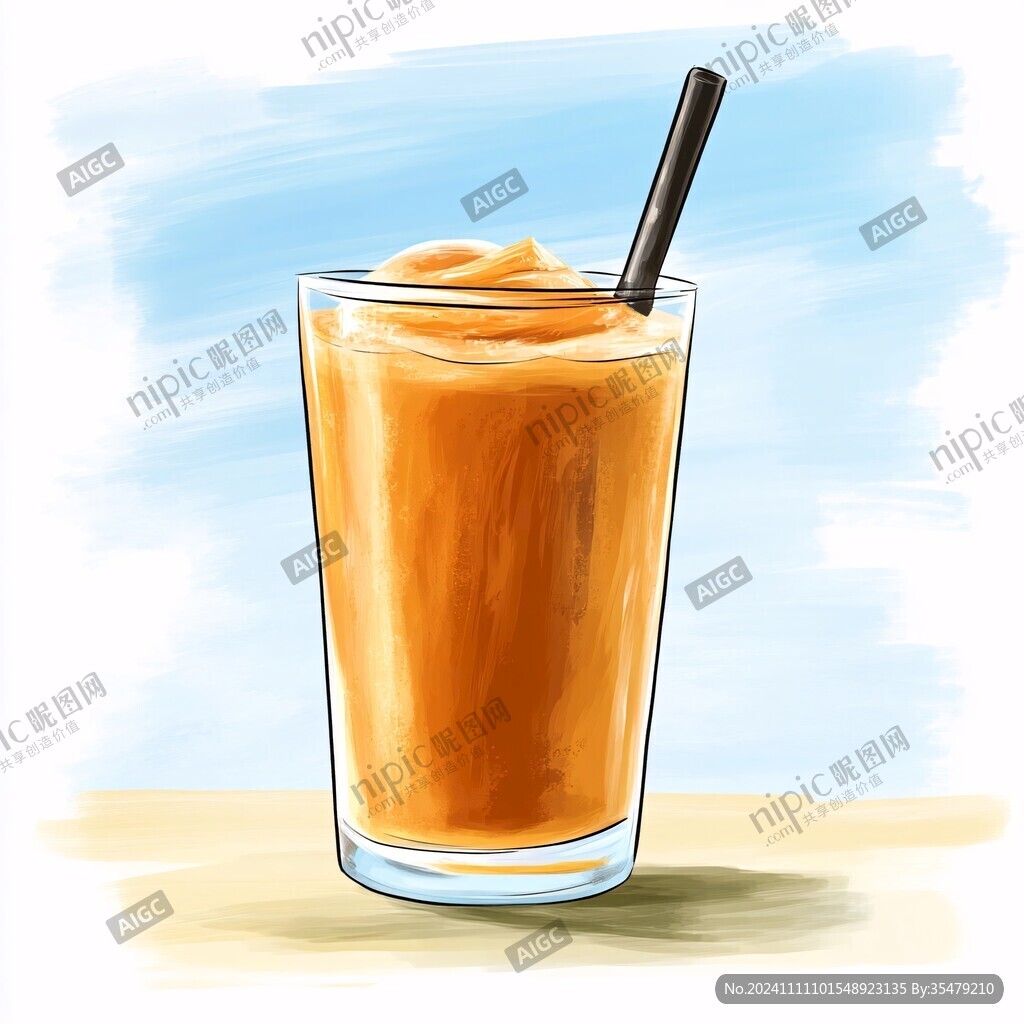 奶茶手绘