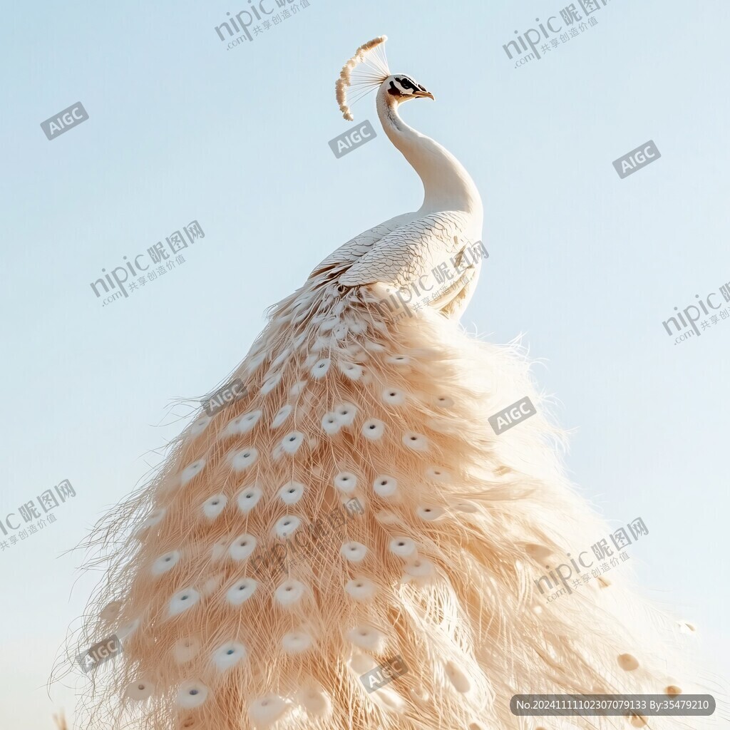 玫瑰金孔雀