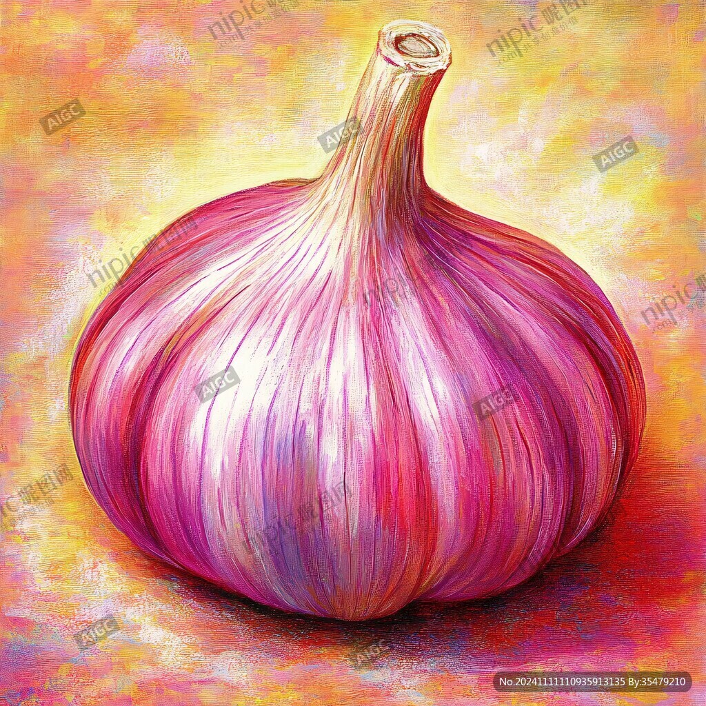 手绘葱头