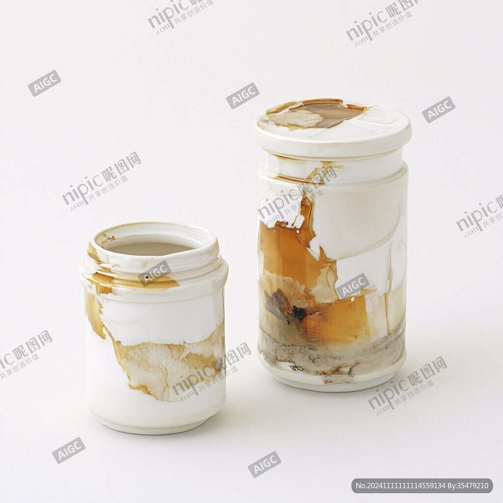 琥珀色玻璃罐