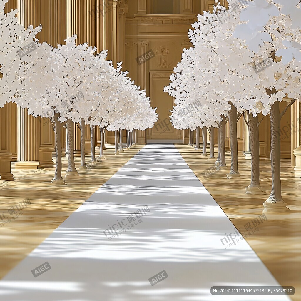 婚礼樱花路引