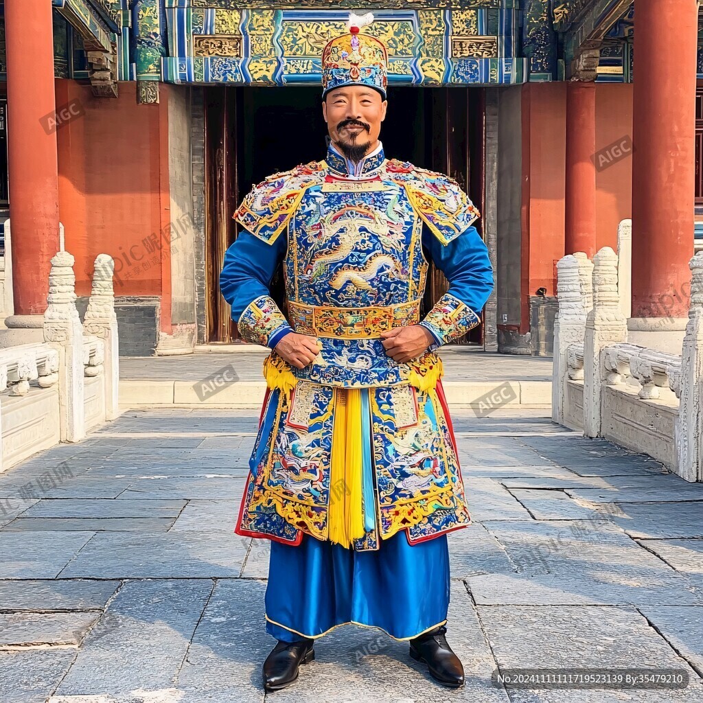 清军将领蜡像