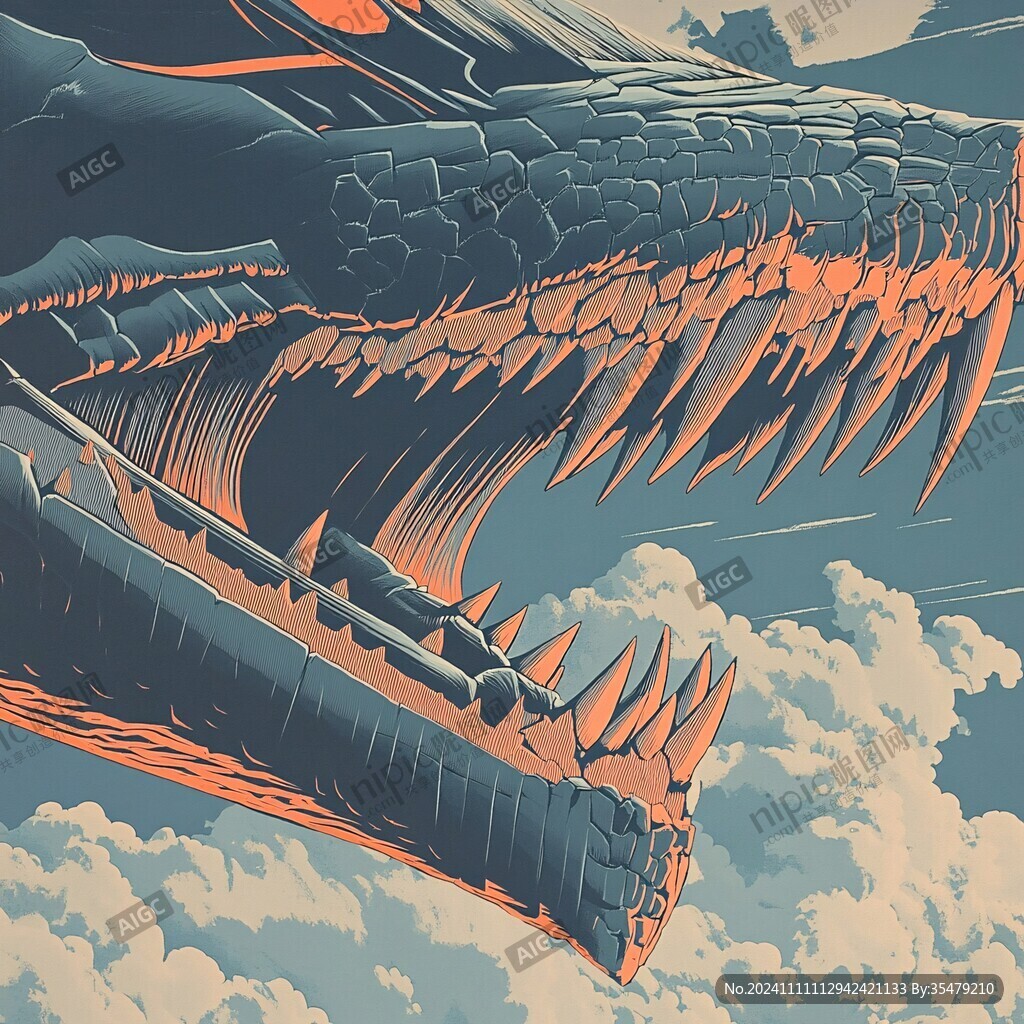 飞龙在天插画