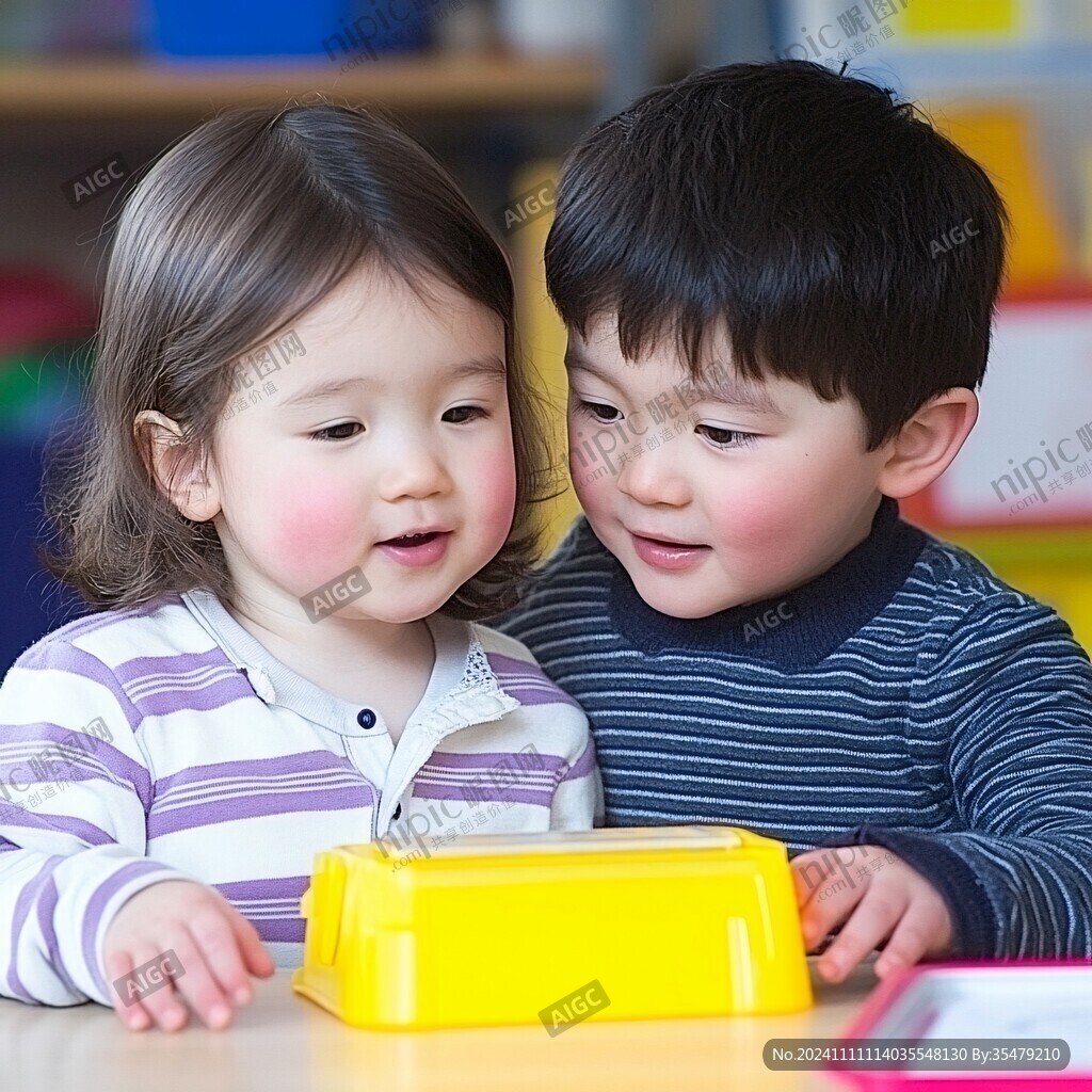 幼儿园的小朋友