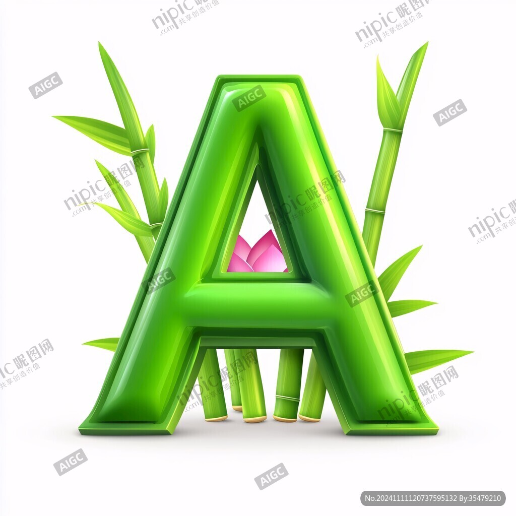 竹字艺术字