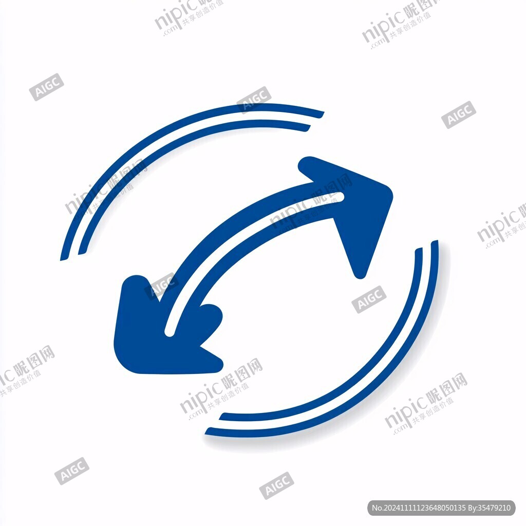 旋转箭头logo