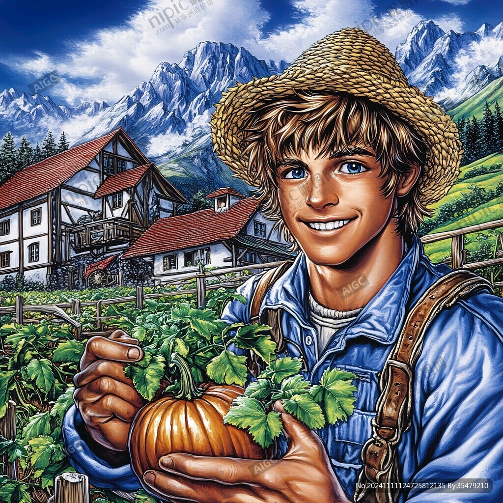 开心小农夫头像