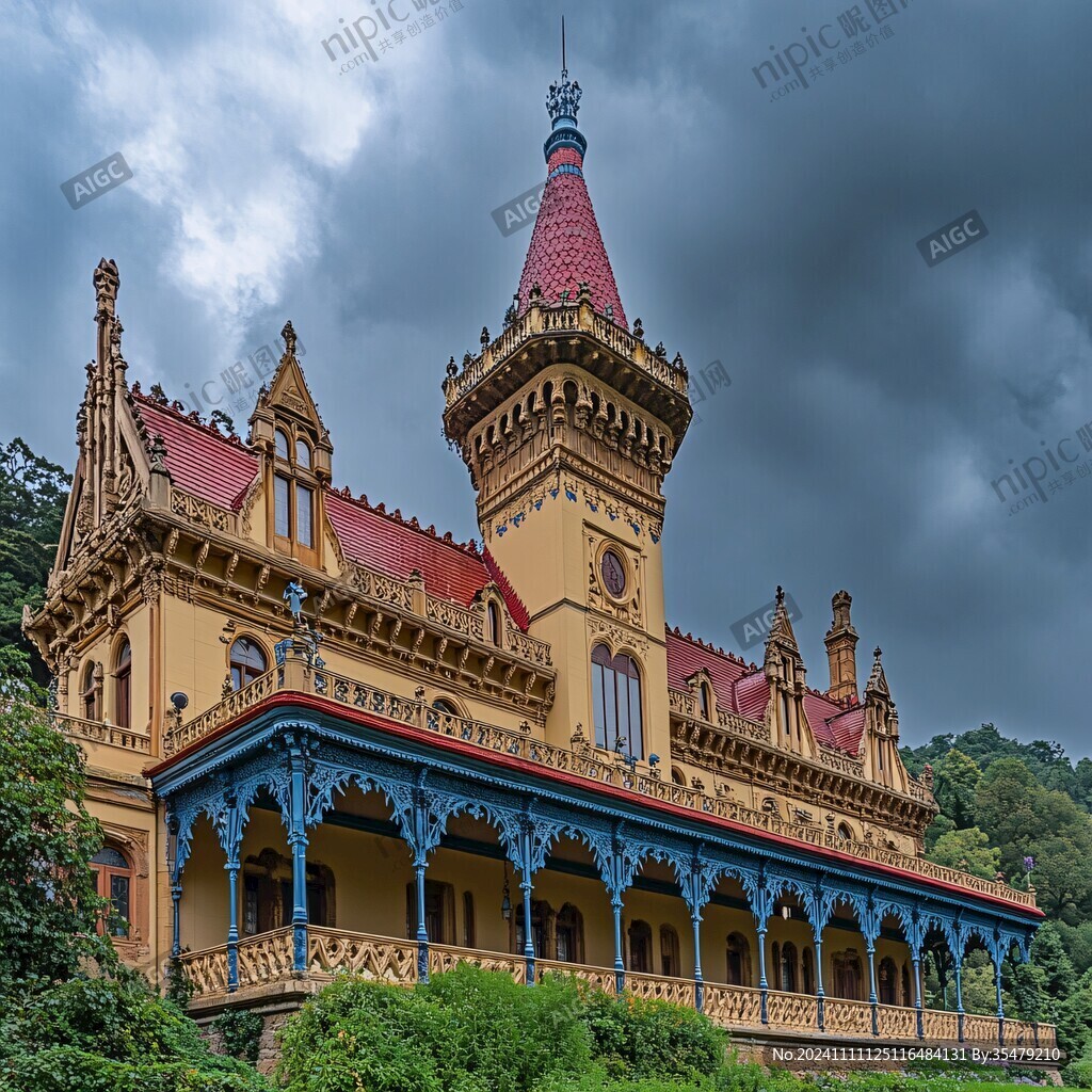 极地海洋公园欧式建筑
