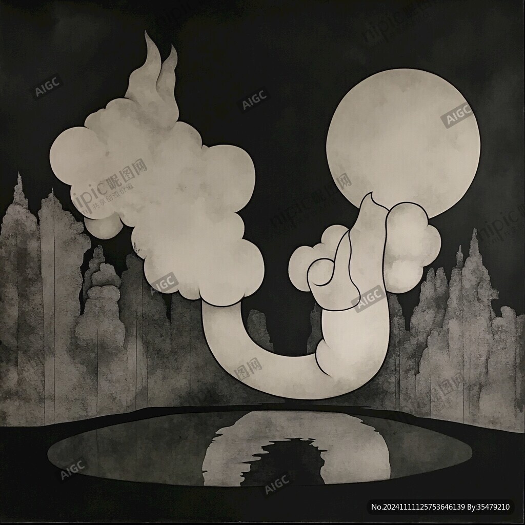 中秋立体画