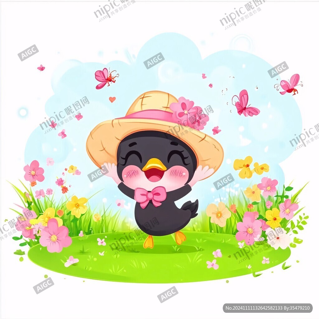 春游卡通图案
