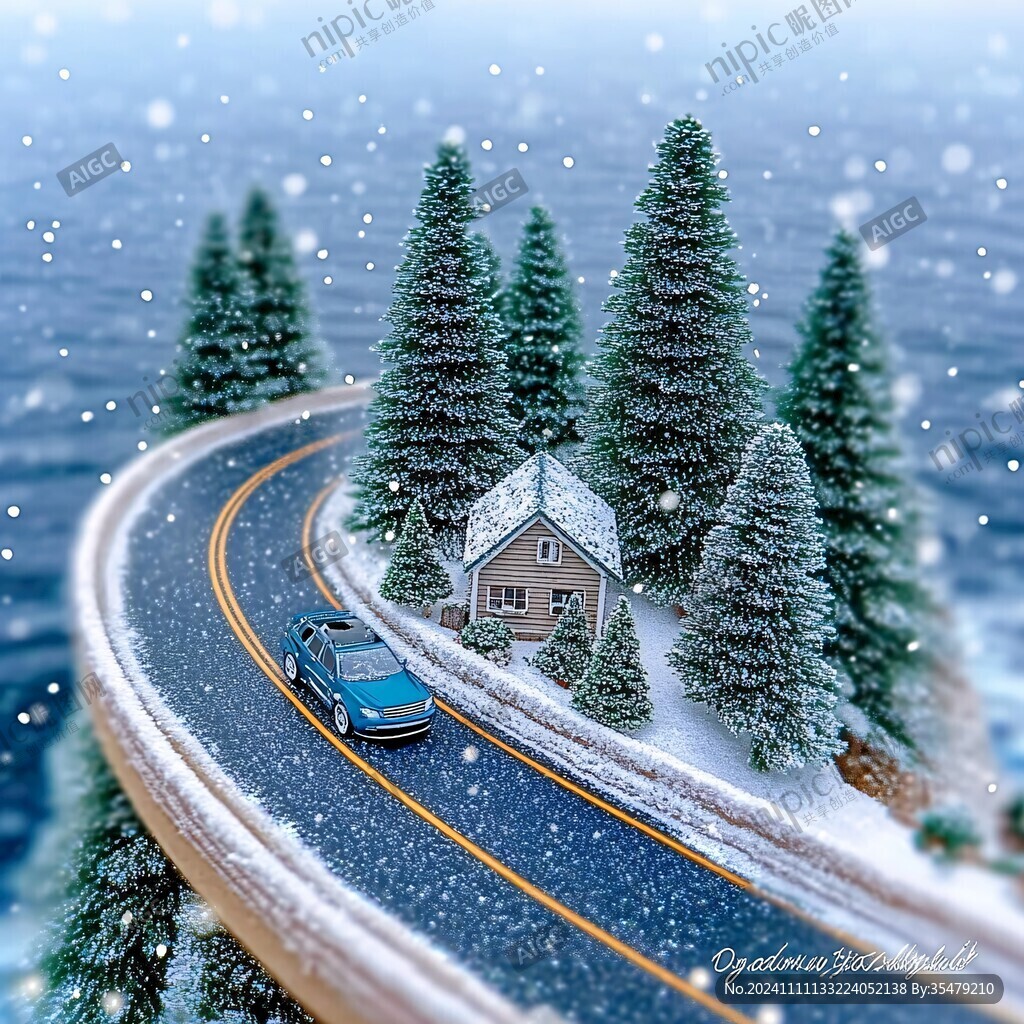 3d圣诞节插画