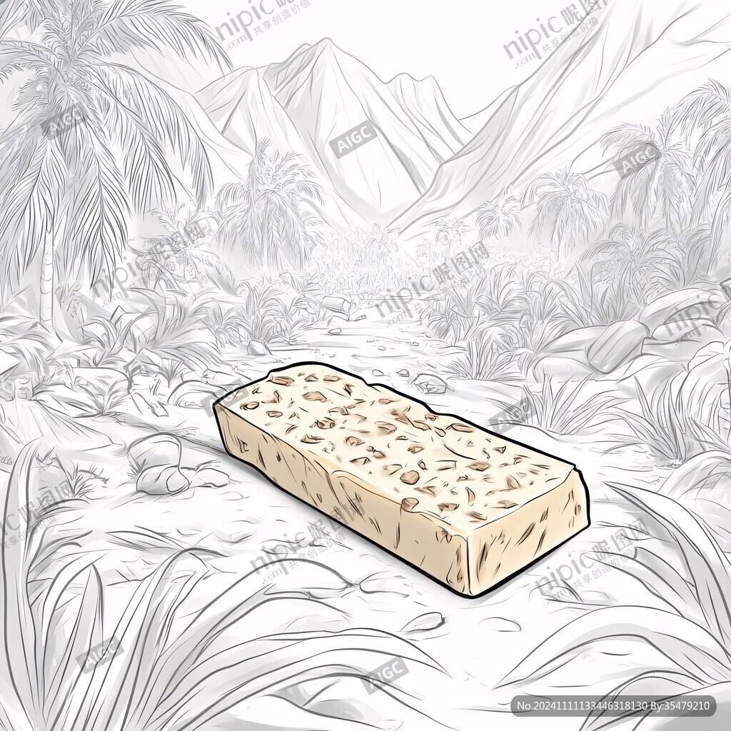 凤梨酥插画