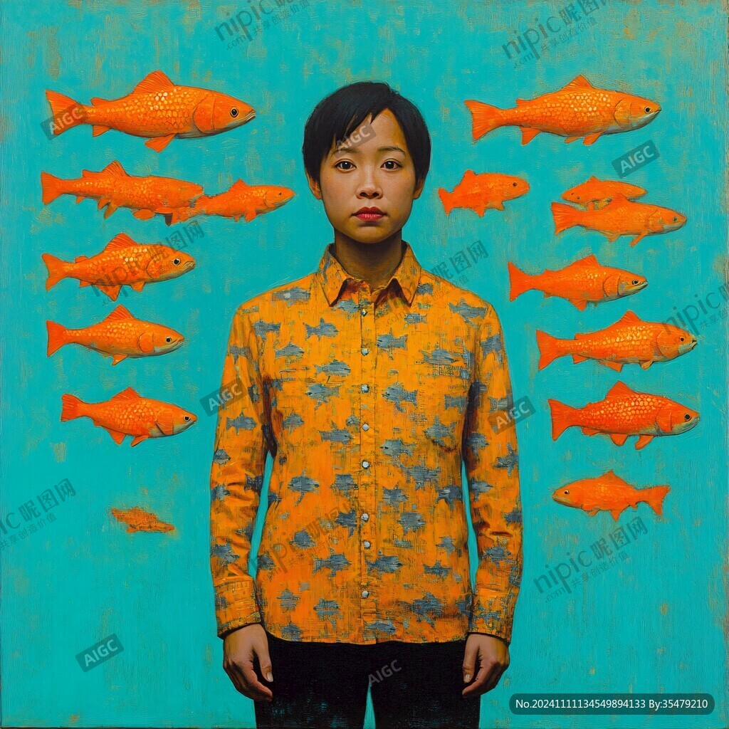 驾驭鱼的少女