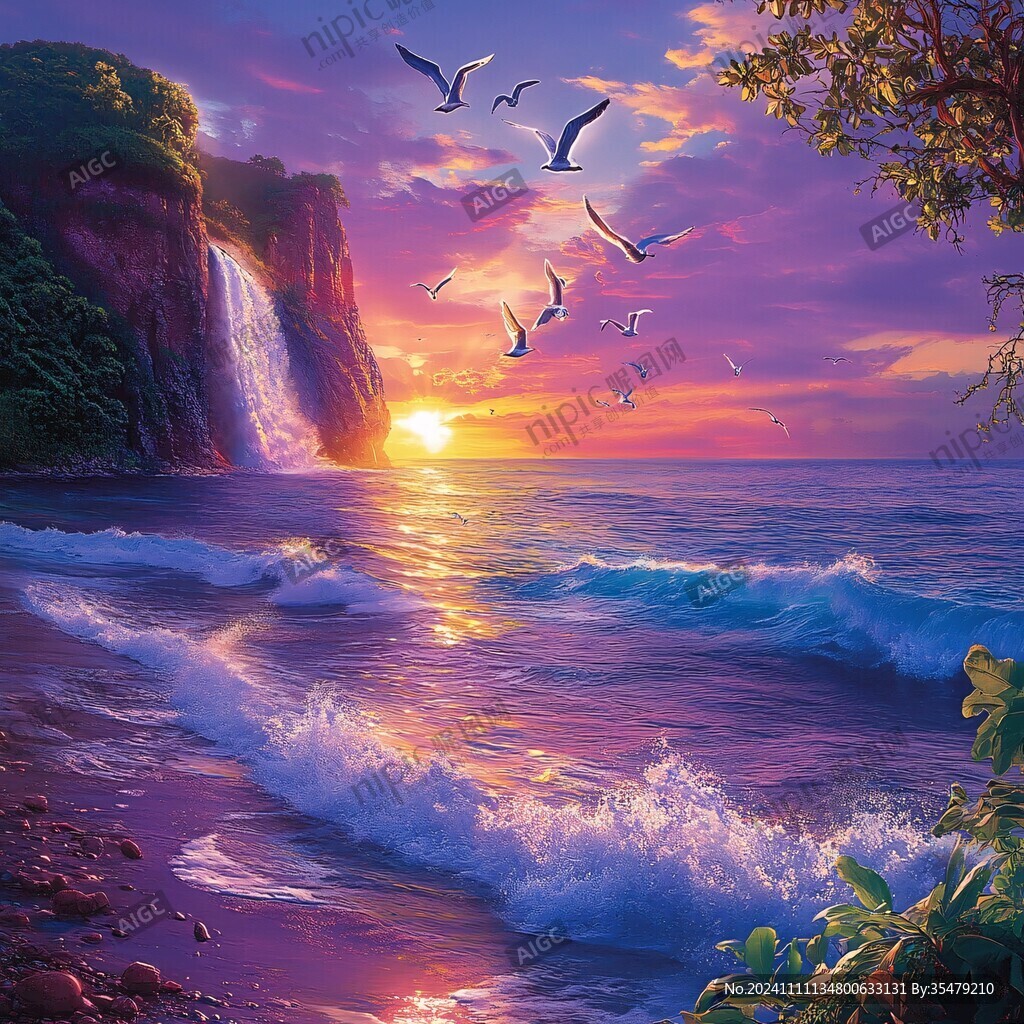 海景立体画