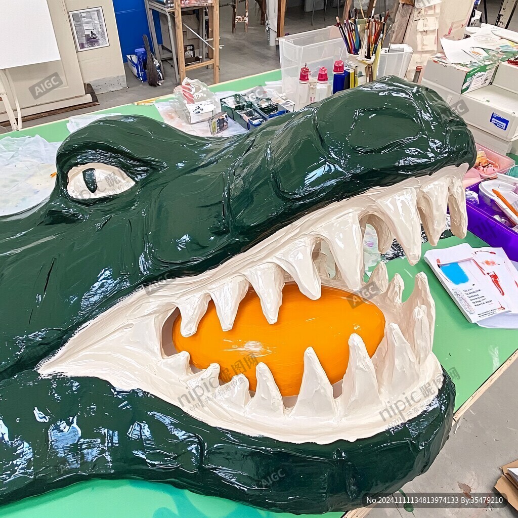 鳄鱼3d画