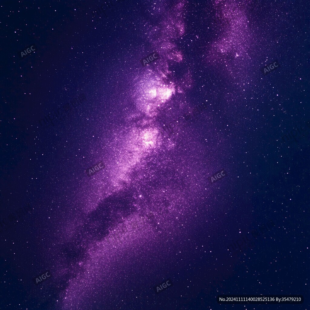 星空宇宙紫色星空
