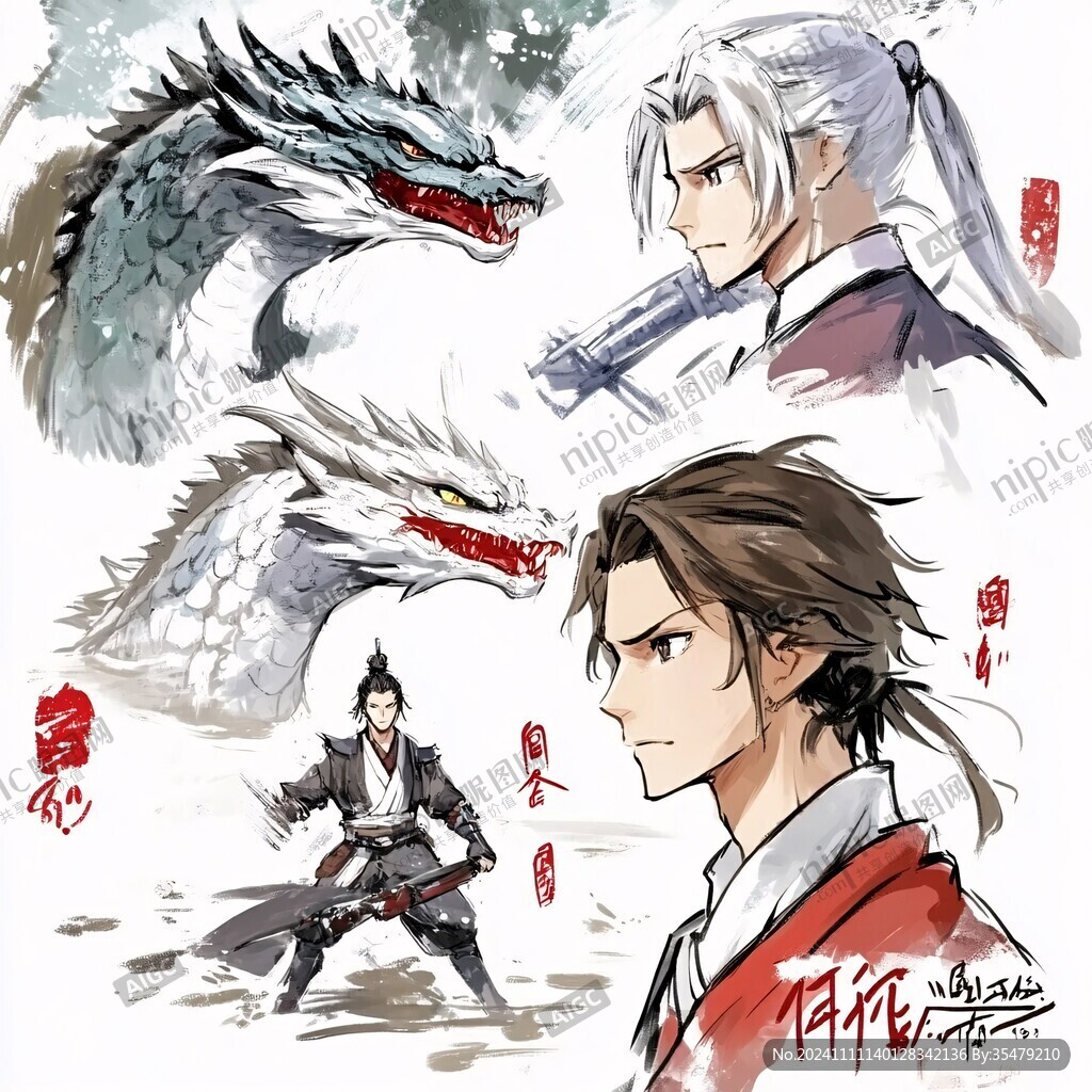 拟人化小龙