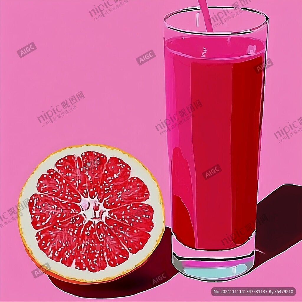 西柚汁设计素材