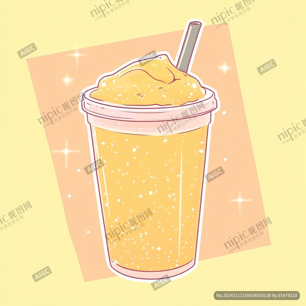 饮料奶茶插画