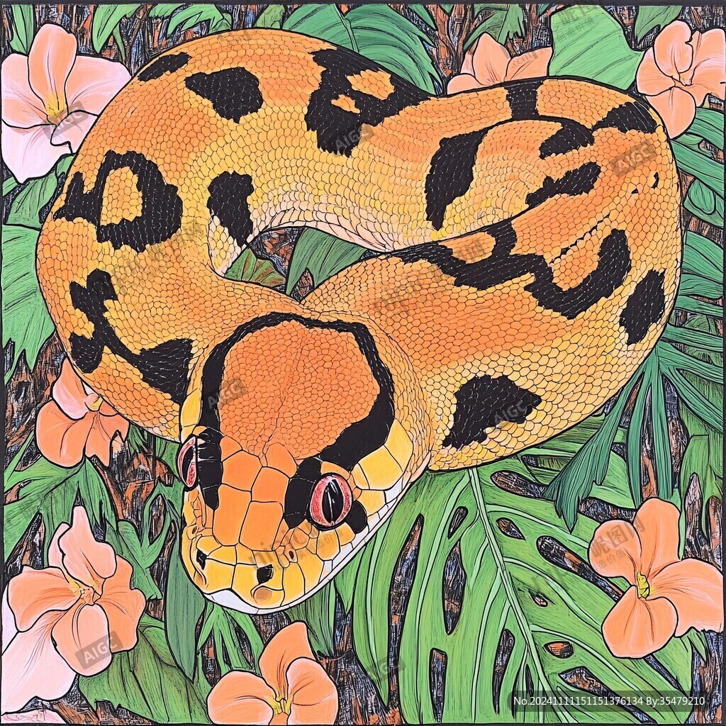 苏花蛇菰插画