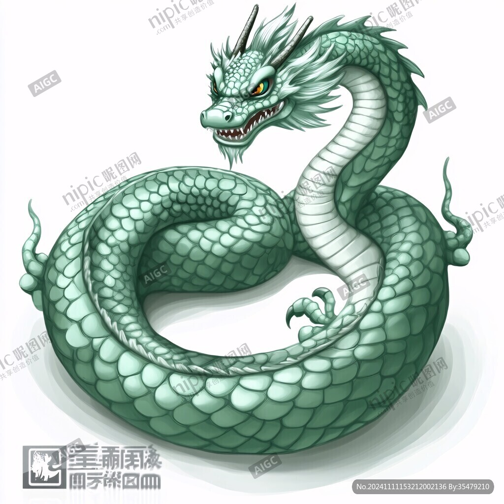 青蛇卡通形象