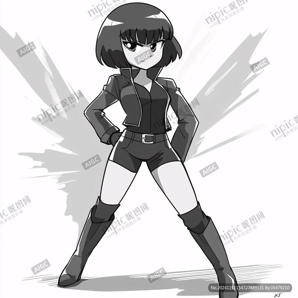 漫画人物全身设计