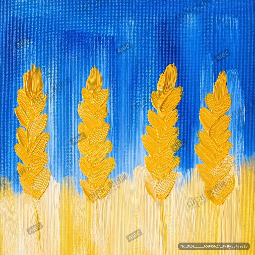 金色树叶装饰画