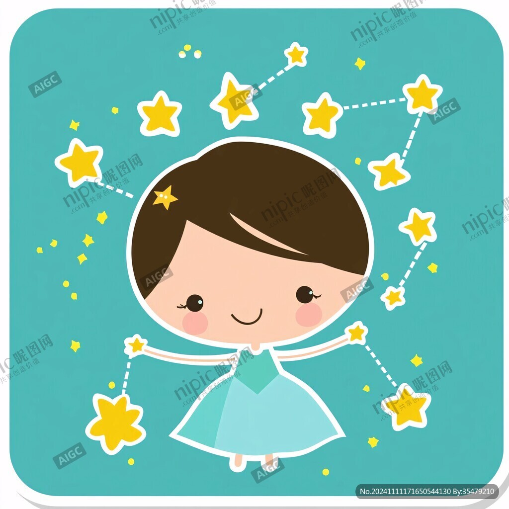 卡通星星女孩