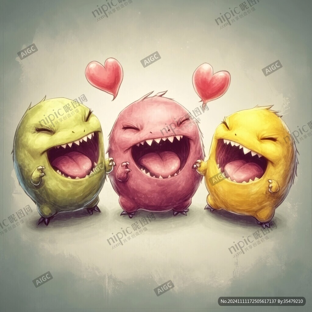 情绪拟人3d元素