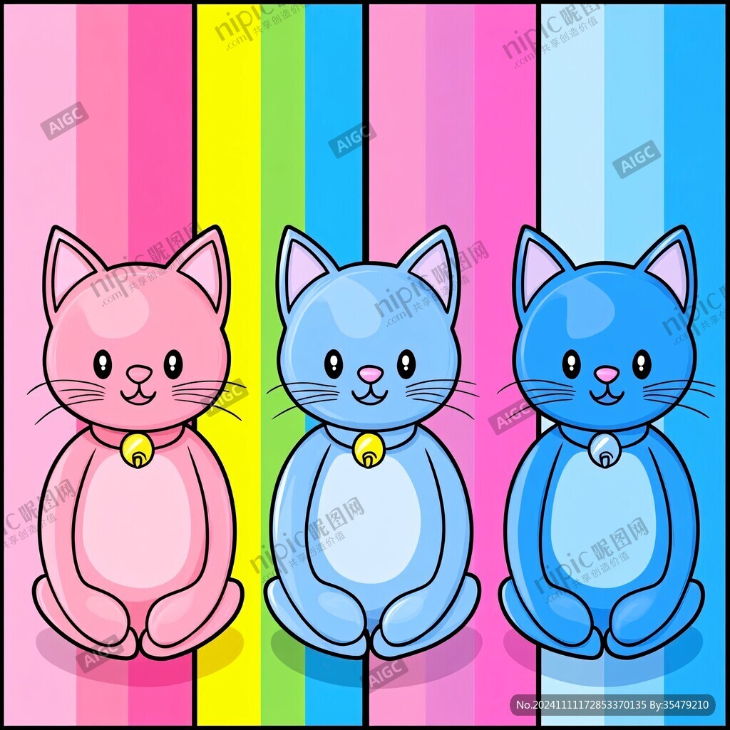卡通小猫形象设计