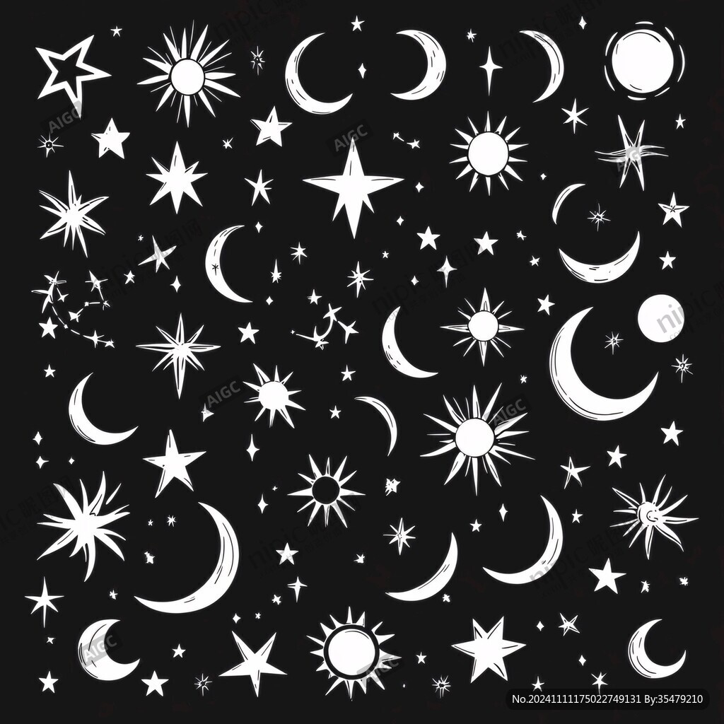 星月花纹