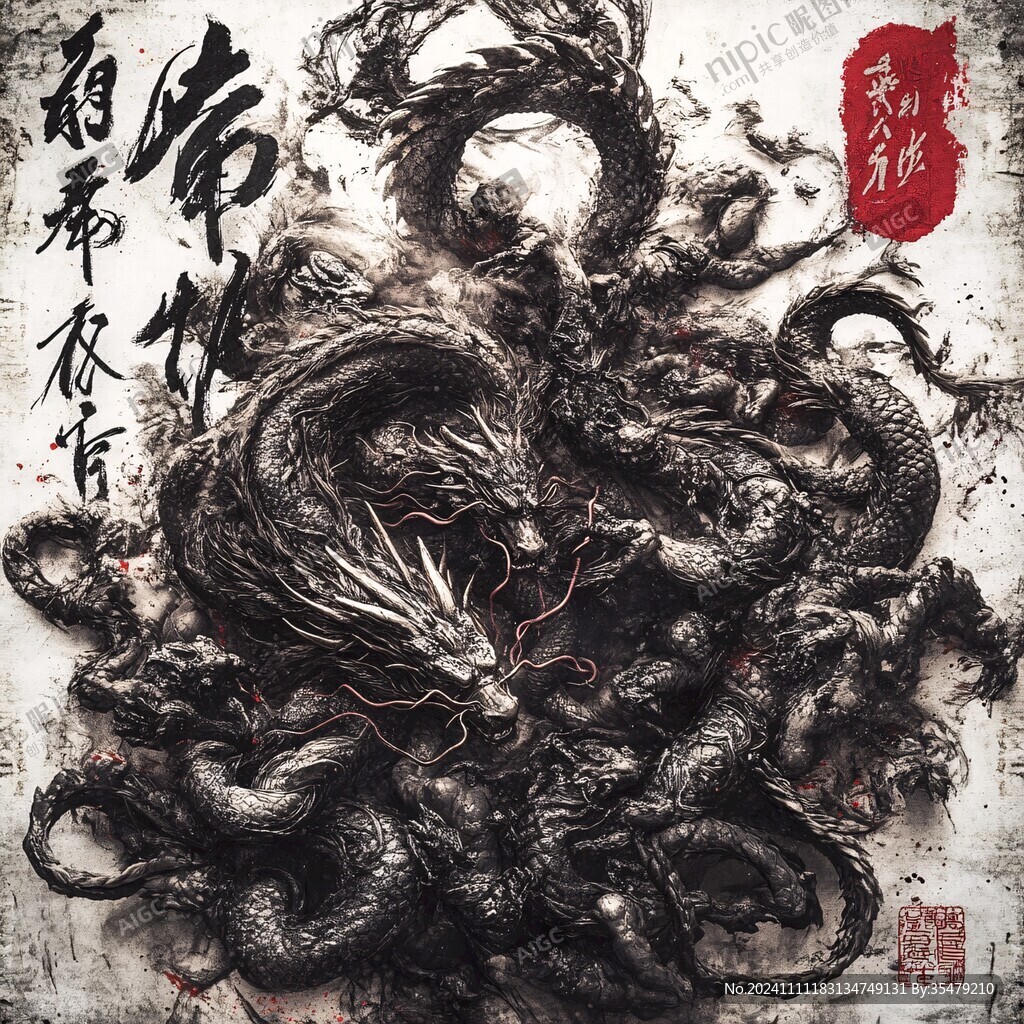 手写龙盘虎踞